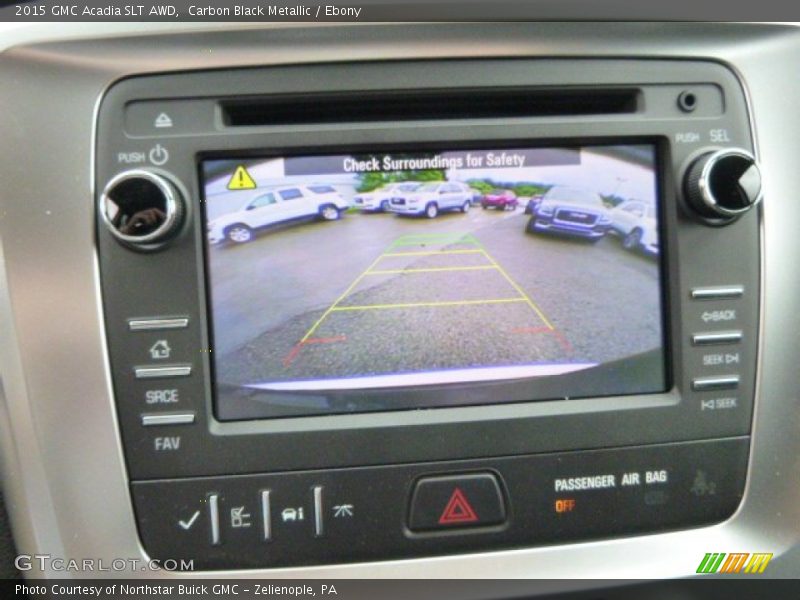 Carbon Black Metallic / Ebony 2015 GMC Acadia SLT AWD