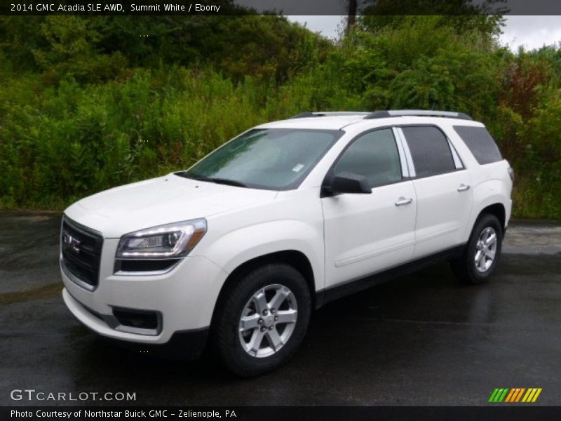 Summit White / Ebony 2014 GMC Acadia SLE AWD
