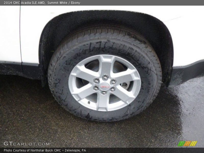 Summit White / Ebony 2014 GMC Acadia SLE AWD