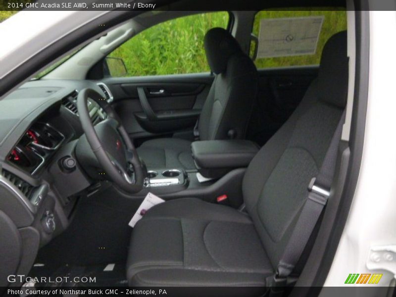 Summit White / Ebony 2014 GMC Acadia SLE AWD