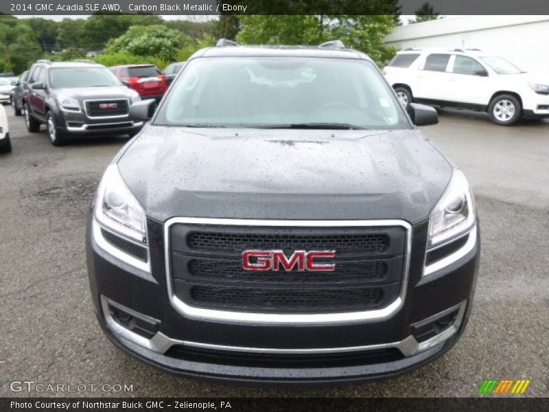 Carbon Black Metallic / Ebony 2014 GMC Acadia SLE AWD