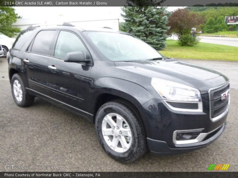 Carbon Black Metallic / Ebony 2014 GMC Acadia SLE AWD