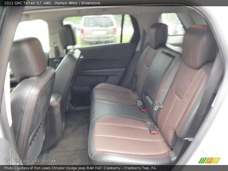 Olympic White / Brownstone 2011 GMC Terrain SLT AWD
