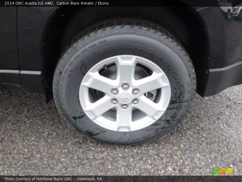 Carbon Black Metallic / Ebony 2014 GMC Acadia SLE AWD