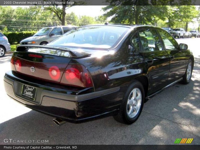 Black / Neutral Beige 2003 Chevrolet Impala LS