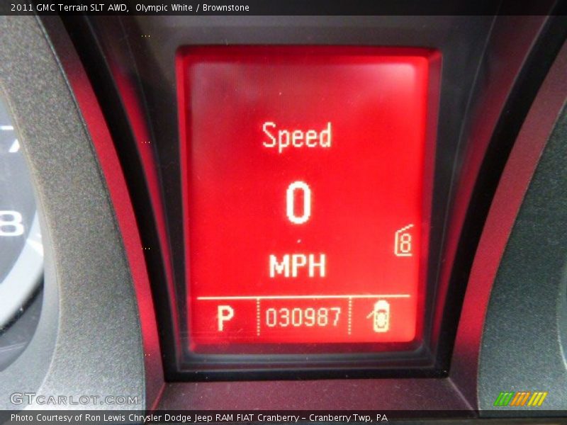 Olympic White / Brownstone 2011 GMC Terrain SLT AWD