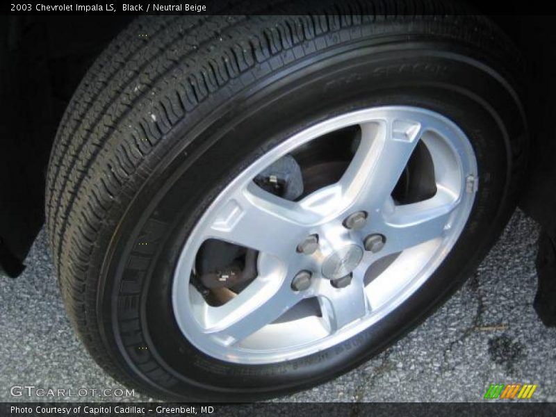 Black / Neutral Beige 2003 Chevrolet Impala LS