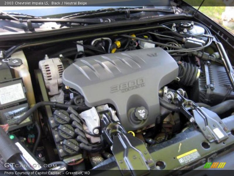 Black / Neutral Beige 2003 Chevrolet Impala LS