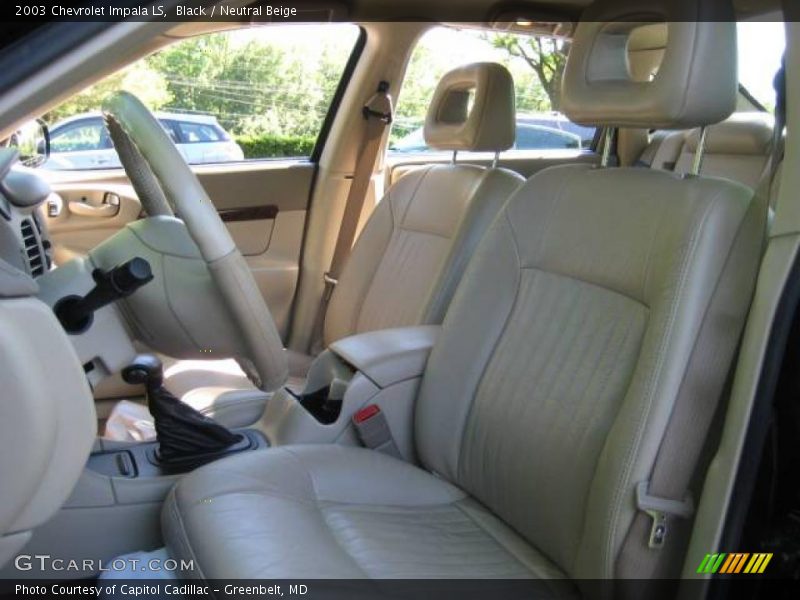 Black / Neutral Beige 2003 Chevrolet Impala LS
