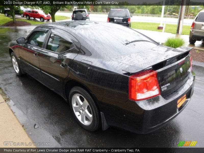 Brilliant Black Crystal Pearl / Dark Slate Gray 2010 Dodge Charger R/T AWD