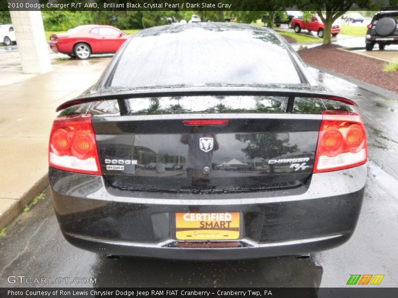 Brilliant Black Crystal Pearl / Dark Slate Gray 2010 Dodge Charger R/T AWD
