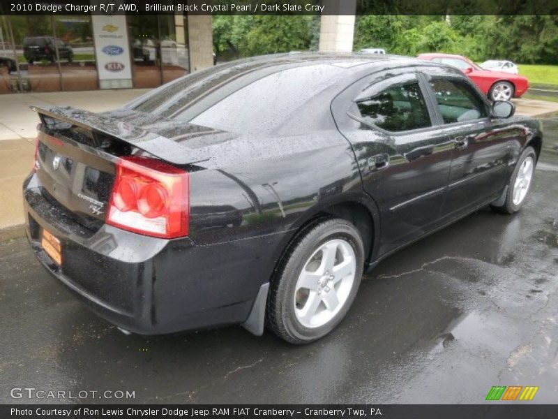 Brilliant Black Crystal Pearl / Dark Slate Gray 2010 Dodge Charger R/T AWD