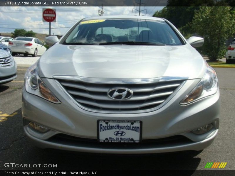 Radiant Silver / Gray 2013 Hyundai Sonata GLS