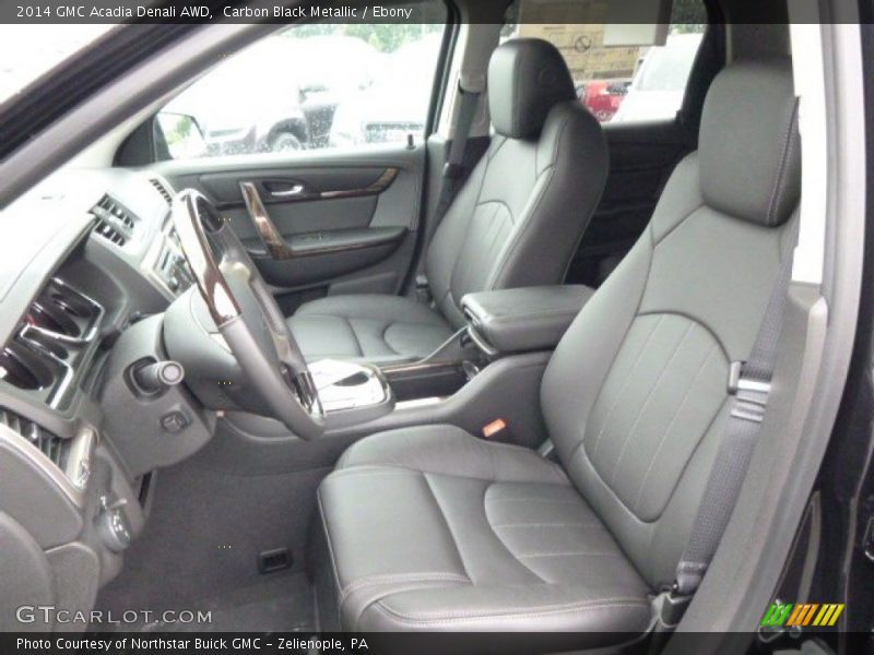 Carbon Black Metallic / Ebony 2014 GMC Acadia Denali AWD