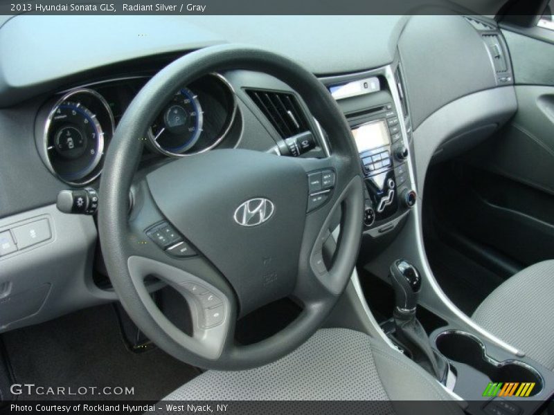 Radiant Silver / Gray 2013 Hyundai Sonata GLS