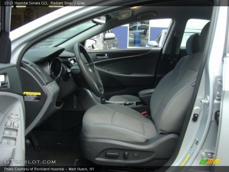 Radiant Silver / Gray 2013 Hyundai Sonata GLS