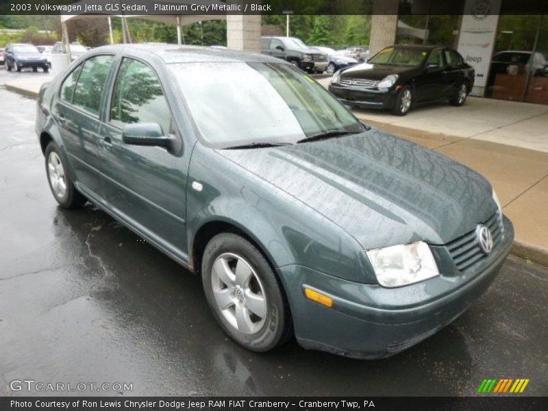Platinum Grey Metallic / Black 2003 Volkswagen Jetta GLS Sedan