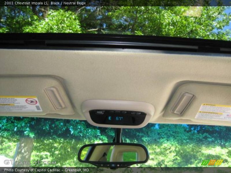 Black / Neutral Beige 2003 Chevrolet Impala LS