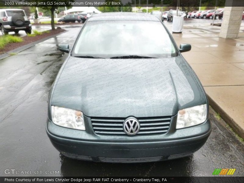 Platinum Grey Metallic / Black 2003 Volkswagen Jetta GLS Sedan