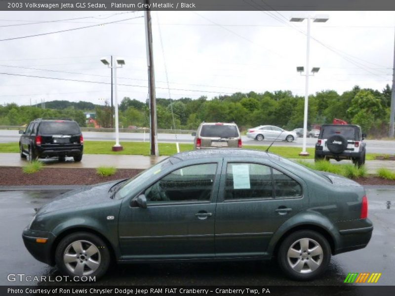 Platinum Grey Metallic / Black 2003 Volkswagen Jetta GLS Sedan