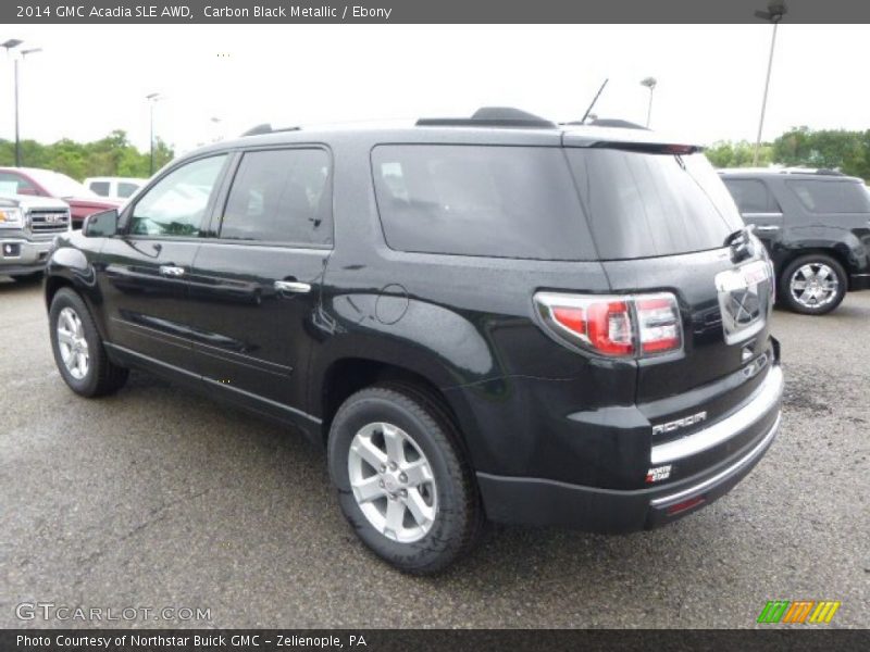 Carbon Black Metallic / Ebony 2014 GMC Acadia SLE AWD
