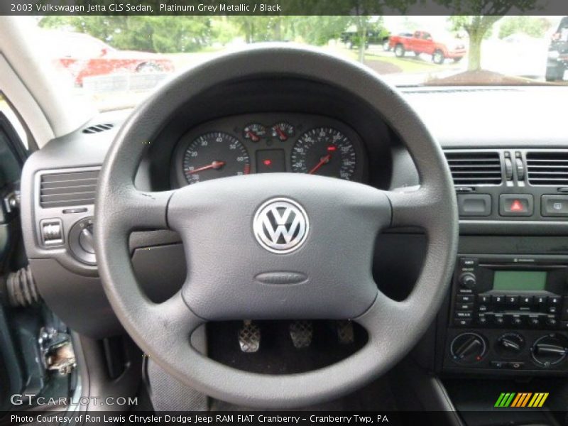 Platinum Grey Metallic / Black 2003 Volkswagen Jetta GLS Sedan