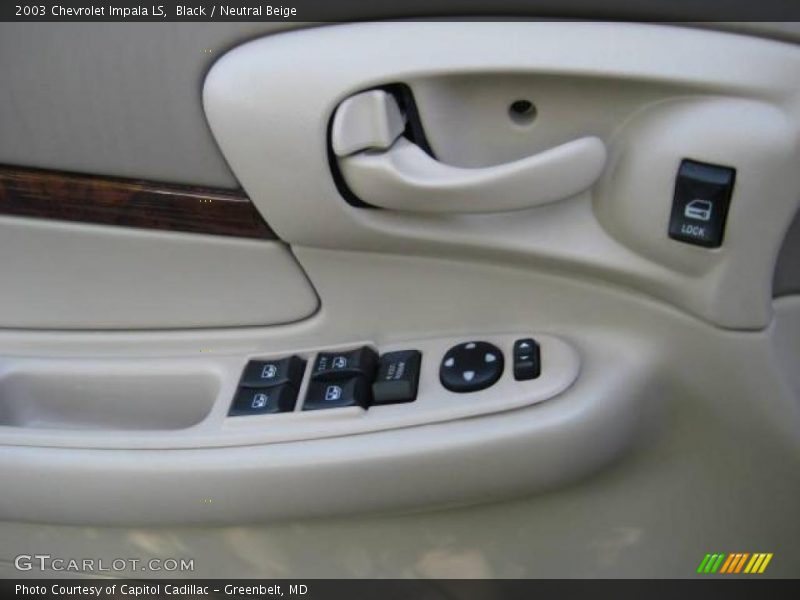 Black / Neutral Beige 2003 Chevrolet Impala LS