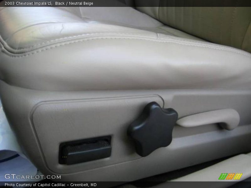 Black / Neutral Beige 2003 Chevrolet Impala LS