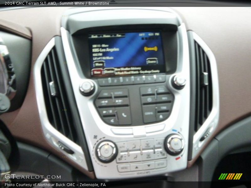 Summit White / Brownstone 2014 GMC Terrain SLT AWD