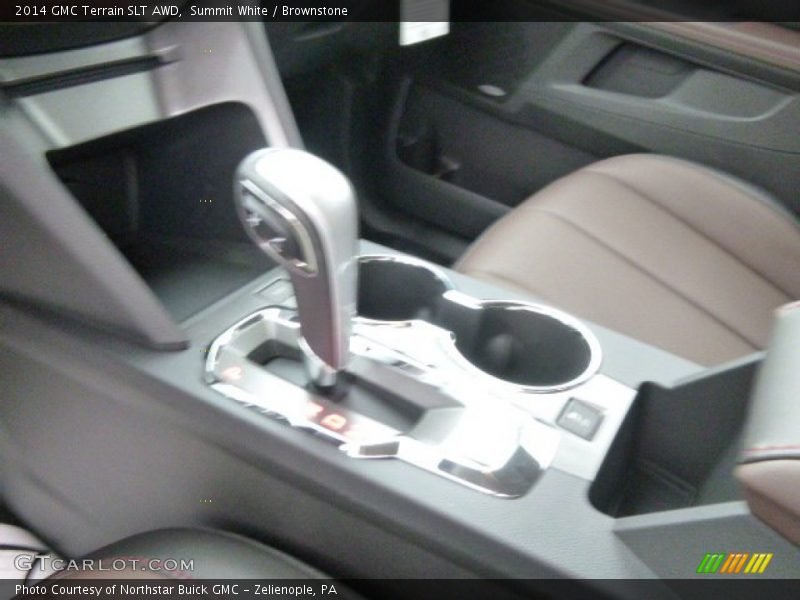 Summit White / Brownstone 2014 GMC Terrain SLT AWD