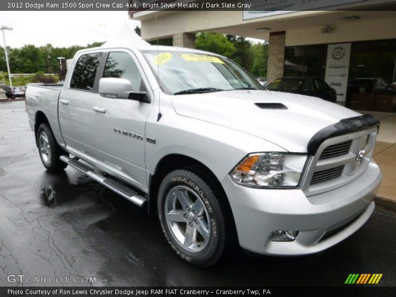 Bright Silver Metallic / Dark Slate Gray 2012 Dodge Ram 1500 Sport Crew Cab 4x4