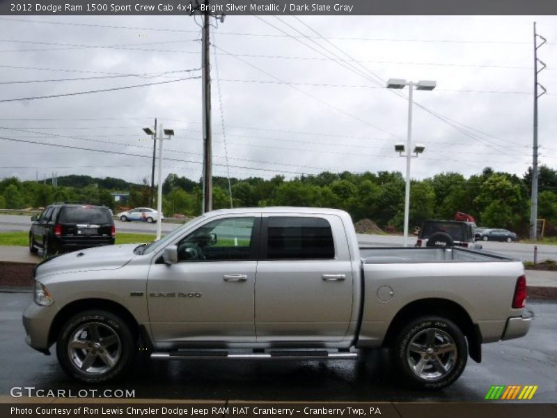 Bright Silver Metallic / Dark Slate Gray 2012 Dodge Ram 1500 Sport Crew Cab 4x4
