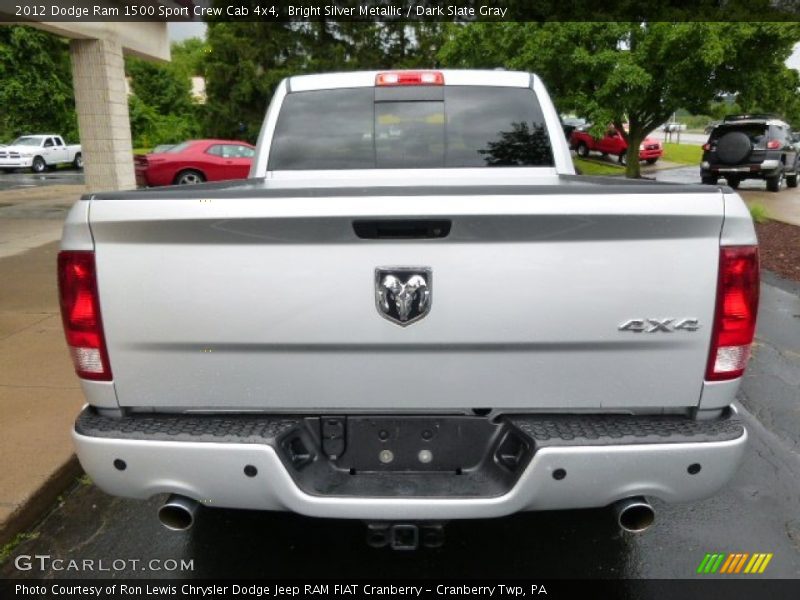Bright Silver Metallic / Dark Slate Gray 2012 Dodge Ram 1500 Sport Crew Cab 4x4