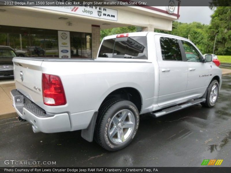 Bright Silver Metallic / Dark Slate Gray 2012 Dodge Ram 1500 Sport Crew Cab 4x4