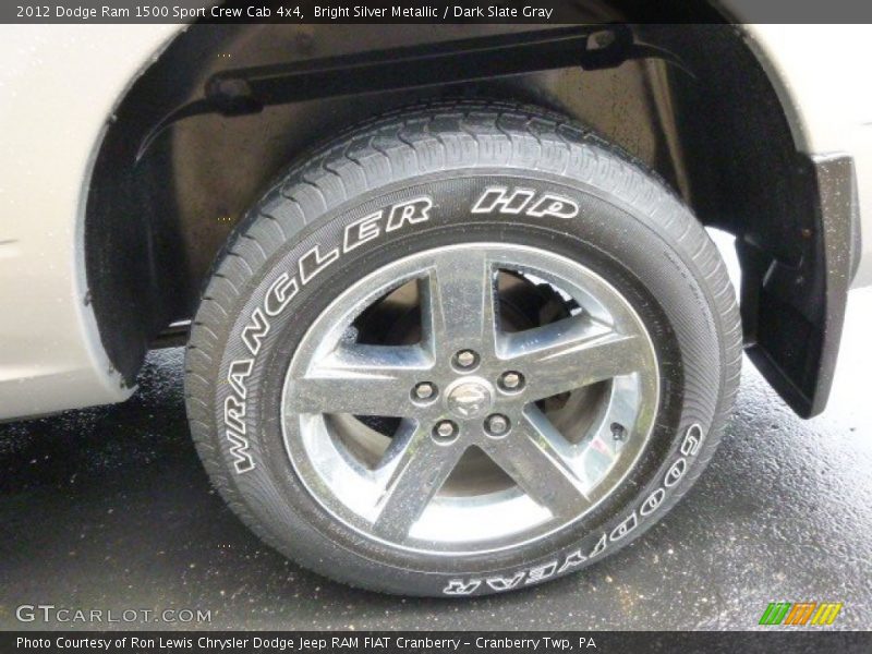 Bright Silver Metallic / Dark Slate Gray 2012 Dodge Ram 1500 Sport Crew Cab 4x4