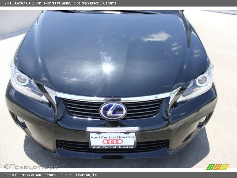 Obsidian Black / Caramel 2011 Lexus CT 200h Hybrid Premium