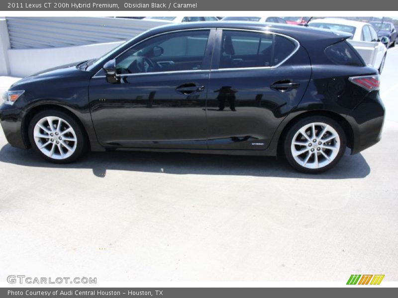 Obsidian Black / Caramel 2011 Lexus CT 200h Hybrid Premium