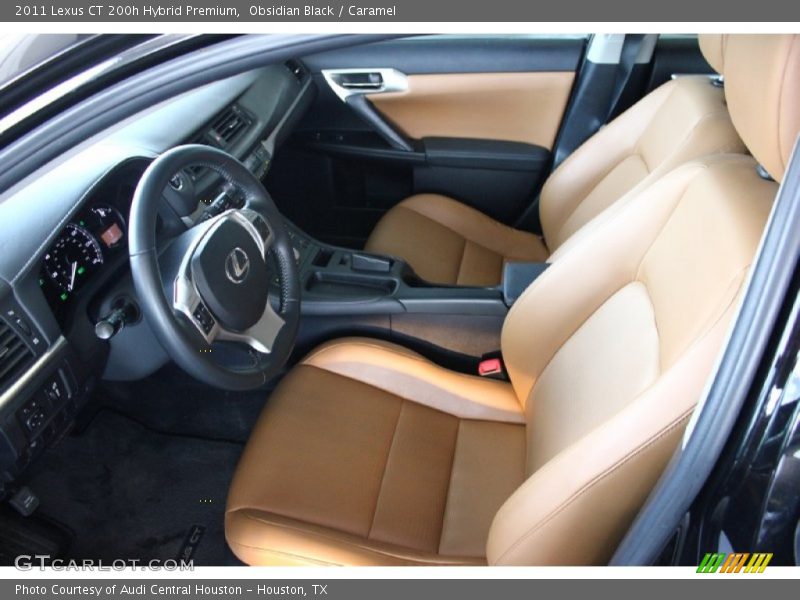 Obsidian Black / Caramel 2011 Lexus CT 200h Hybrid Premium