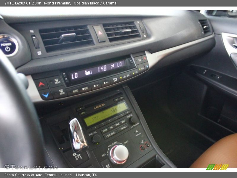 Obsidian Black / Caramel 2011 Lexus CT 200h Hybrid Premium