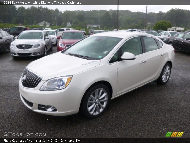 White Diamond Tricoat / Cashmere 2014 Buick Verano