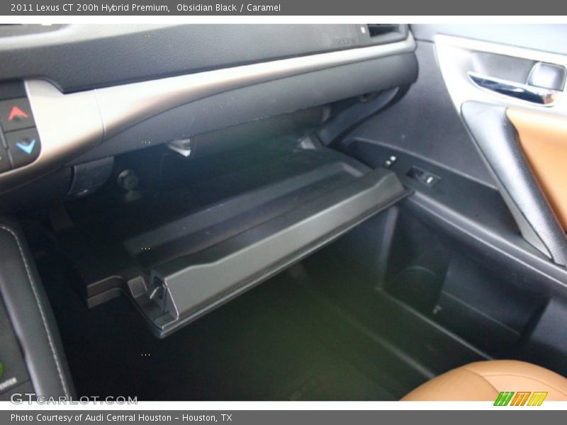 Obsidian Black / Caramel 2011 Lexus CT 200h Hybrid Premium