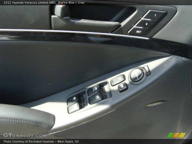 Marine Blue / Gray 2012 Hyundai Veracruz Limited AWD