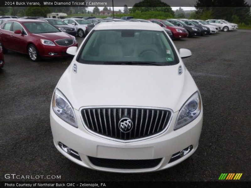 White Diamond Tricoat / Cashmere 2014 Buick Verano