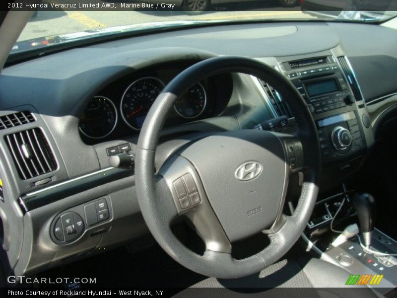 Marine Blue / Gray 2012 Hyundai Veracruz Limited AWD