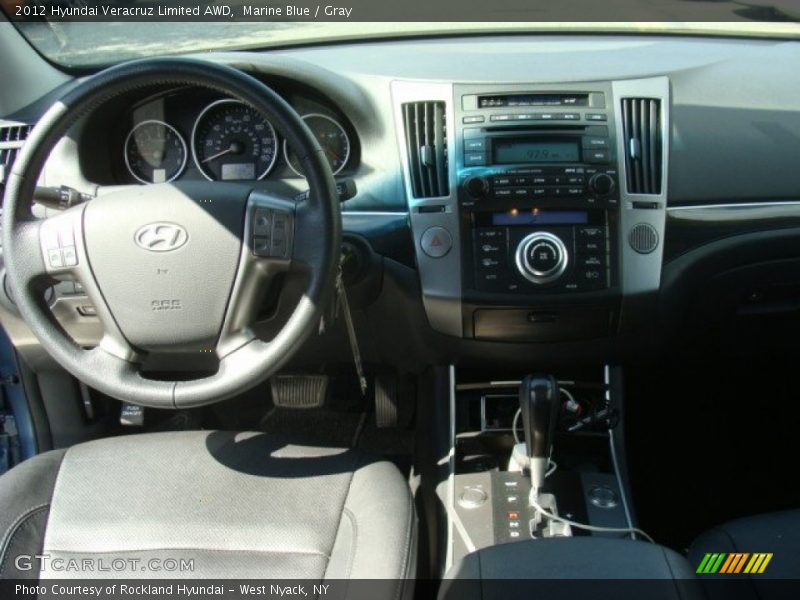Marine Blue / Gray 2012 Hyundai Veracruz Limited AWD