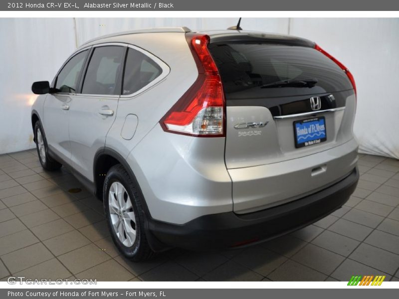 Alabaster Silver Metallic / Black 2012 Honda CR-V EX-L