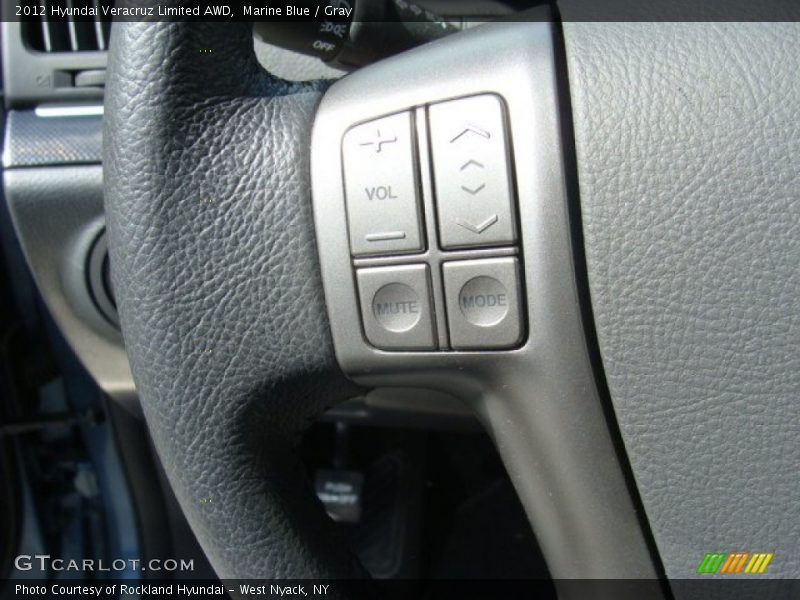 Marine Blue / Gray 2012 Hyundai Veracruz Limited AWD