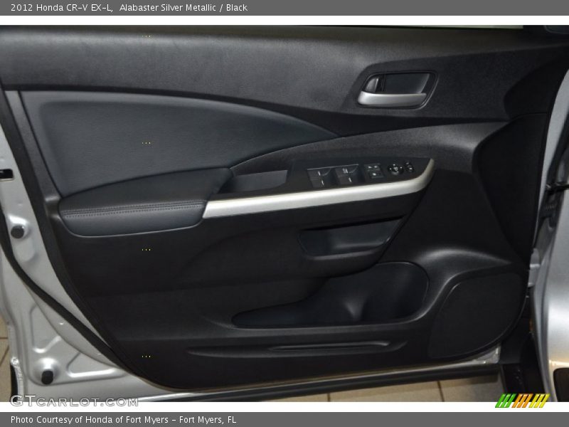 Alabaster Silver Metallic / Black 2012 Honda CR-V EX-L