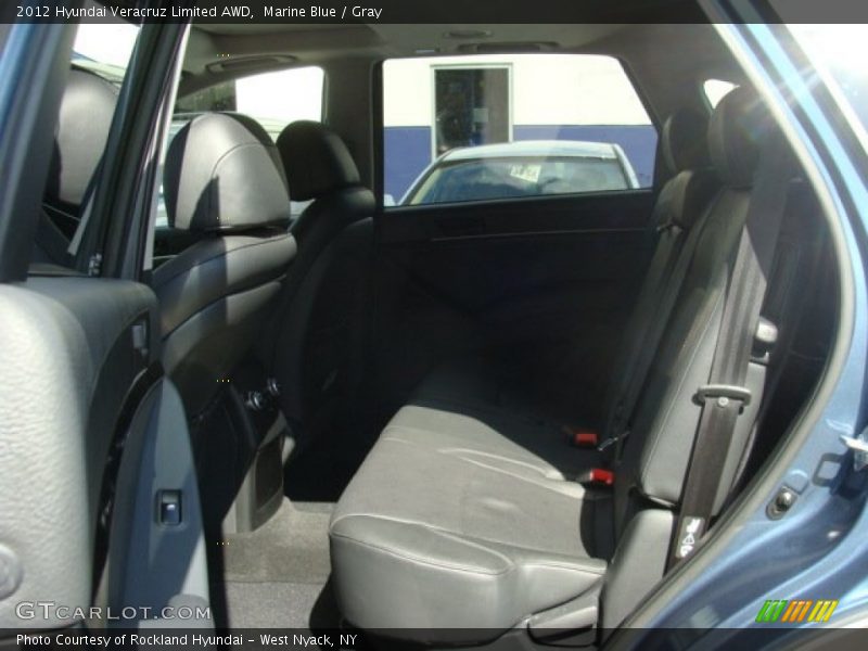 Marine Blue / Gray 2012 Hyundai Veracruz Limited AWD