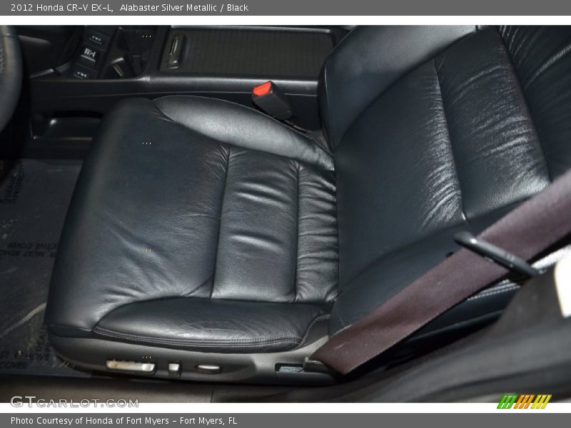 Alabaster Silver Metallic / Black 2012 Honda CR-V EX-L